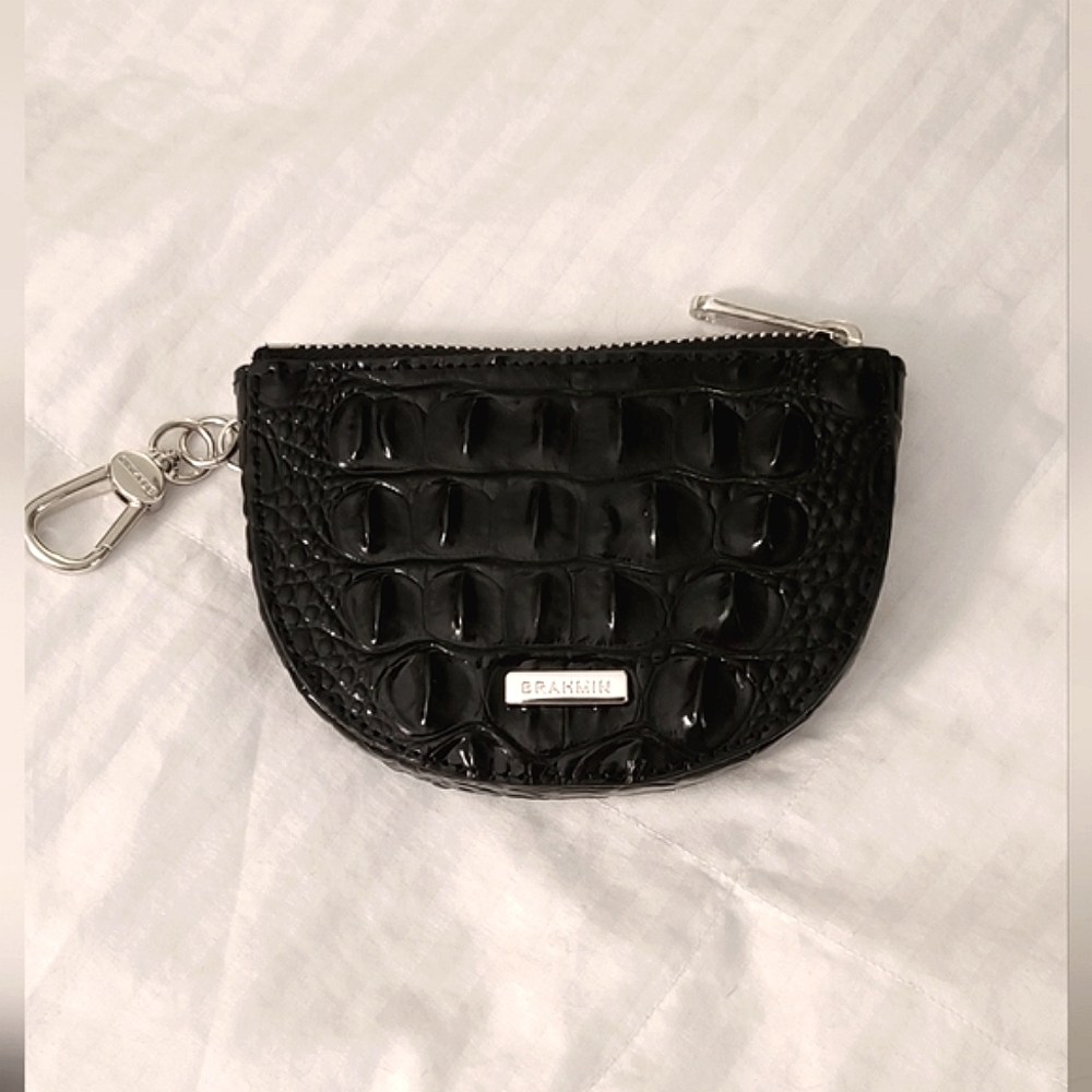 Brahmin zip coin purse